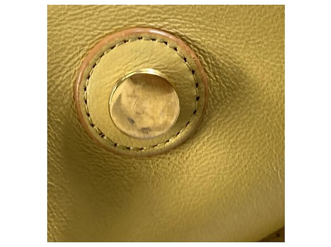 Céline Borsa a spalla in pelle gialla Celine Giallo - vista 12