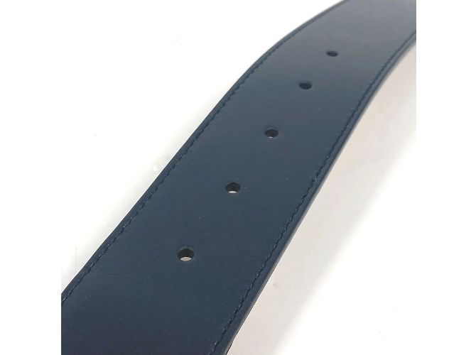 Cinturón Gucci GG entrelazado G Roja Azul marino - vista 6