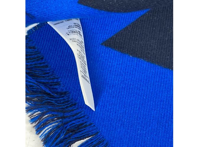 Burberry Wollschal in Schwarz und Blau - Ansicht 8