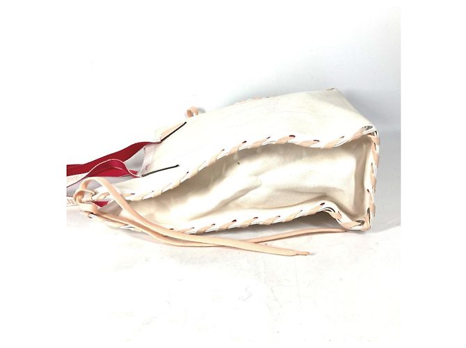 Borsa Tote CABALACE di Christian Louboutin Rosa Bianco - vista 4