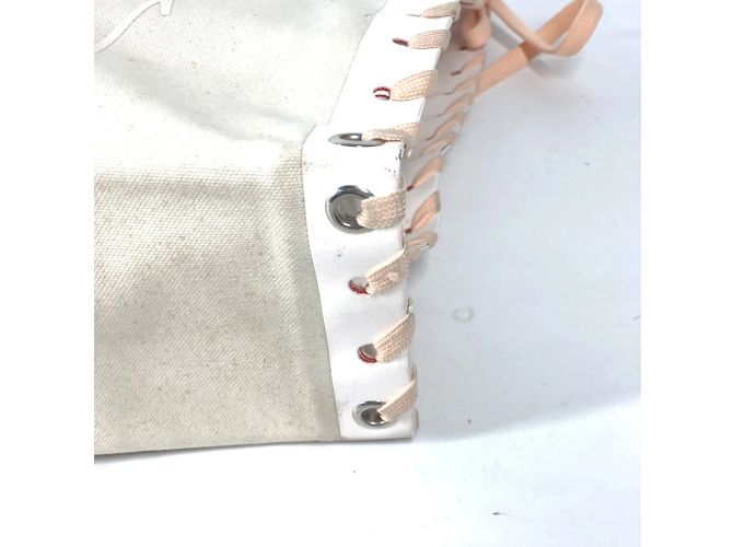 Borsa Tote CABALACE di Christian Louboutin Rosa Bianco - vista 8