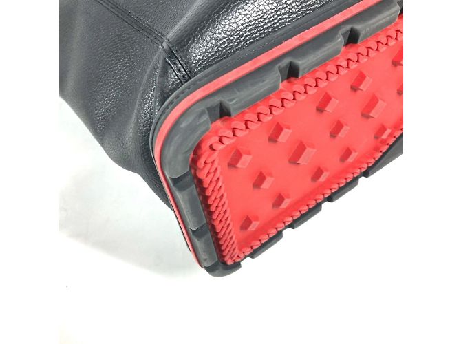 Borsa a spalla CaBiker Small Badge di Christian Louboutin Nero - vista 11