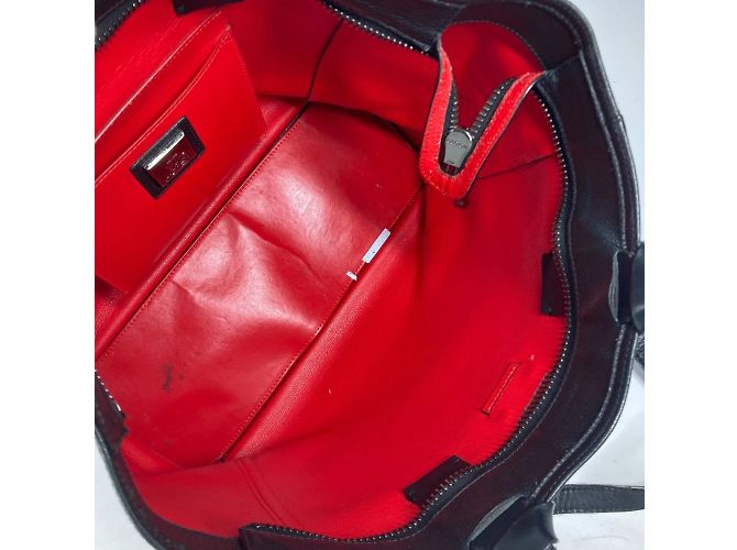 Borsa a spalla CaBiker Small Badge di Christian Louboutin Nero - vista 13
