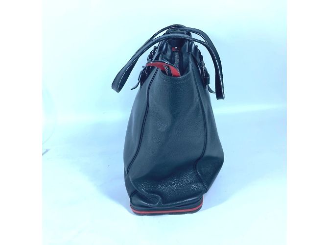 Borsa a spalla CaBiker Small Badge di Christian Louboutin Nero - vista 4