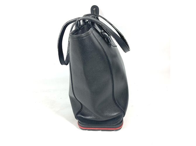 Borsa a spalla CaBiker Small Badge di Christian Louboutin Nero - vista 5