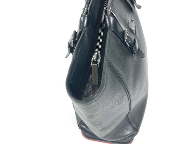 Borsa a spalla CaBiker Small Badge di Christian Louboutin Nero - vista 7