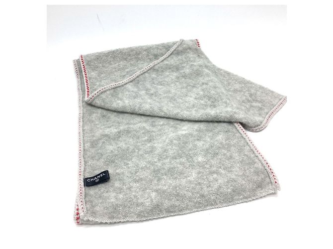 Chanel Kaschmirschal in Grau Braun - Ansicht 4