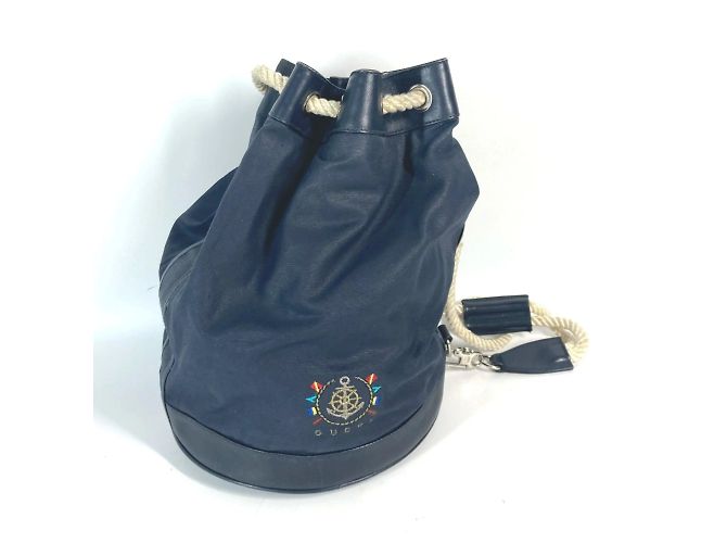 Borsa a Spalla Marina Gucci 1.112 Blu navy - vista 3