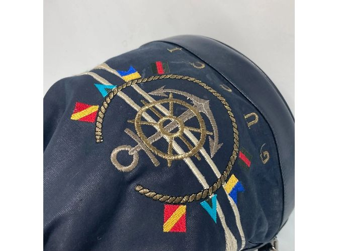 Borsa a Spalla Marina Gucci 1.112 Blu navy - vista 8