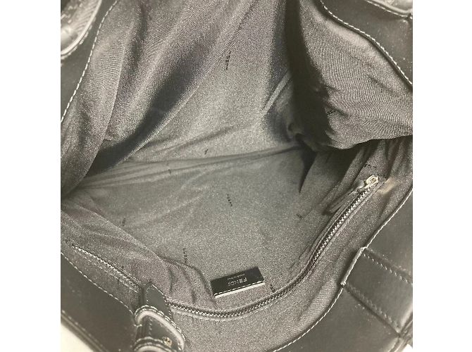 Fendi 7V35 Schultertasche FF Tote Braun Schwarz - Ansicht 10