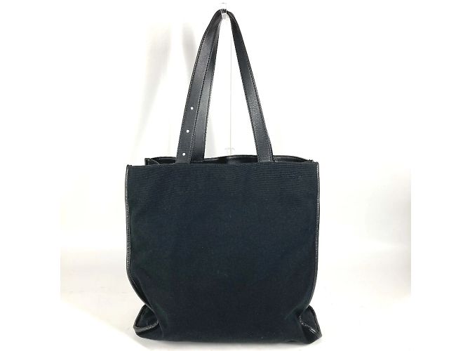 Fendi 7V35 Schultertasche FF Tote Braun Schwarz - Ansicht 2