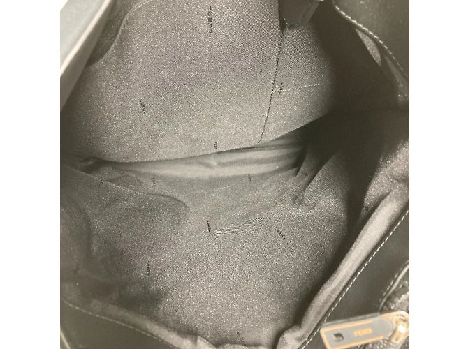 Fendi 7V35 Schultertasche FF Tote Braun Schwarz - Ansicht 9
