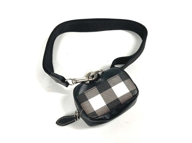 Monedero Burberry Negro Blanco - vista 2