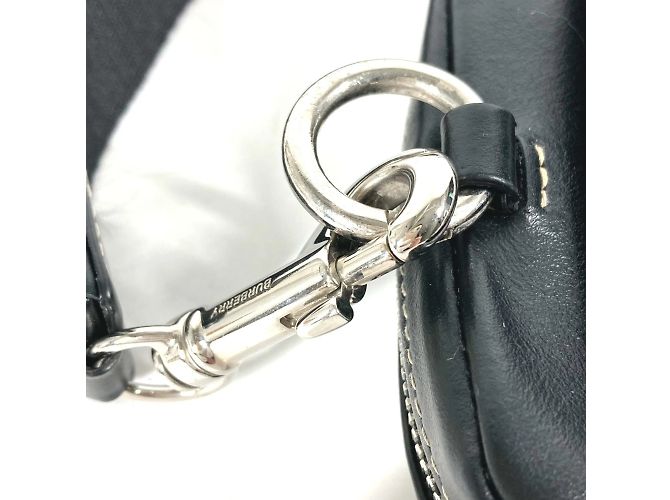 Monedero Burberry Negro Blanco - vista 5