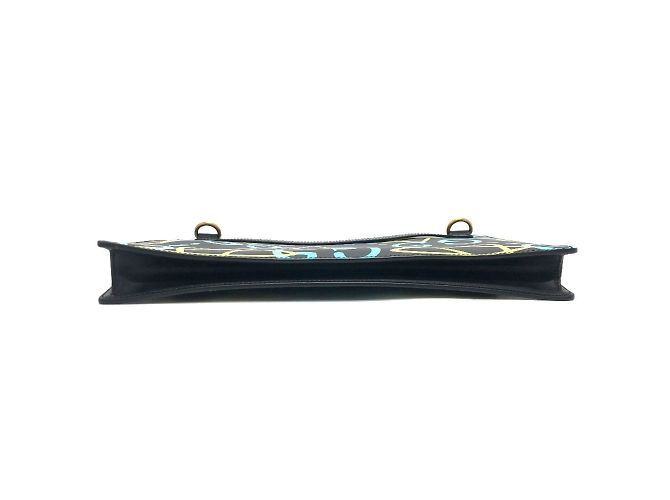 Borsa Clutch Ghost Gucci 429004 Nero Multicolore - vista 5