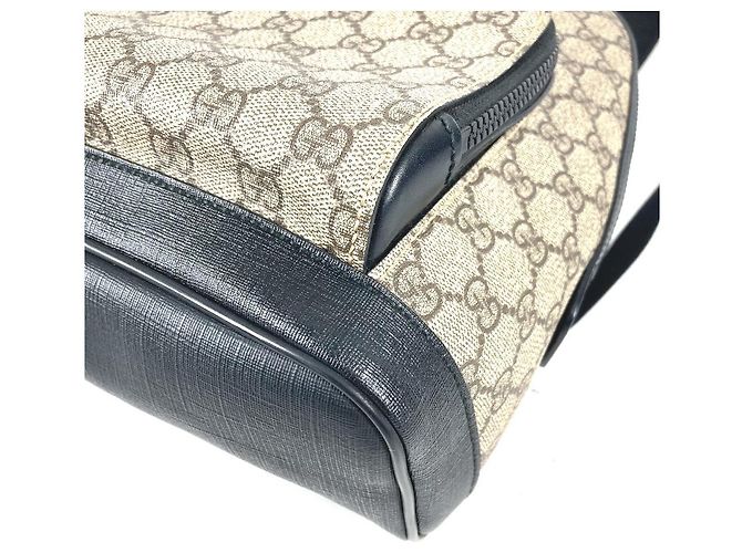 Zaino Gucci GG Supreme Nero Beige - vista 6