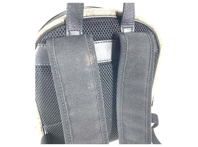 Zaino Gucci GG Supreme Nero Beige - vista 8