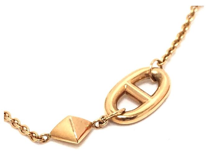 Hermès Bracciale Hermes 750PG Chaine d'Ancre Medor Ronde Multi K18PG D'oro - vista 3