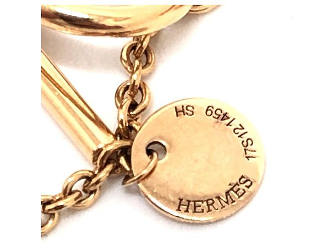 Hermès Bracciale Hermes 750PG Chaine d'Ancre Medor Ronde Multi K18PG D'oro - vista 4