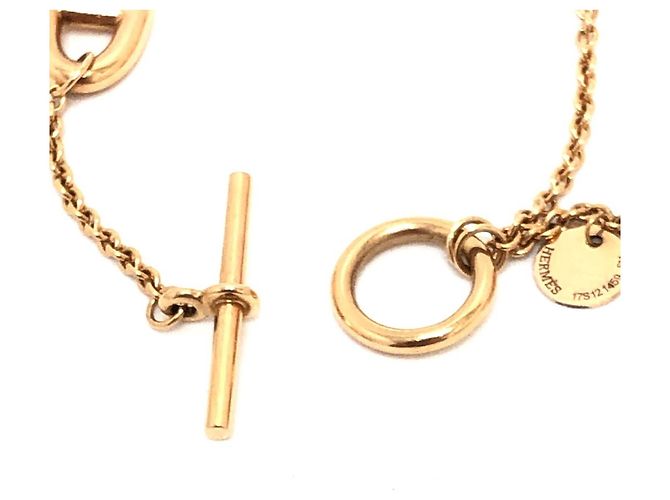 Hermès Bracciale Hermes 750PG Chaine d'Ancre Medor Ronde Multi K18PG D'oro - vista 5