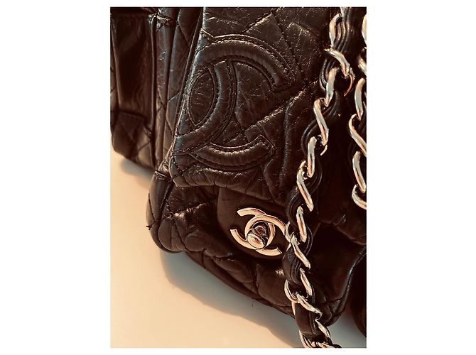 Borsa Chanel Reporter Ligne Cambon nera Nero - vista 19