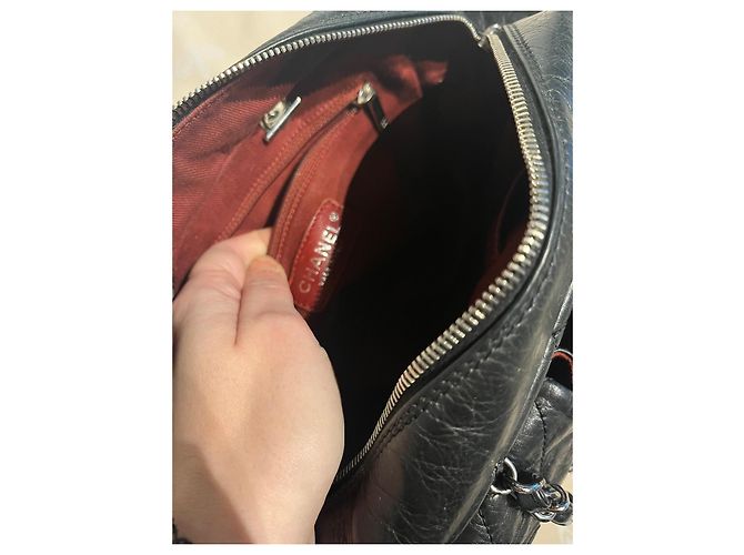 Borsa Chanel Reporter Ligne Cambon nera Nero - vista 8