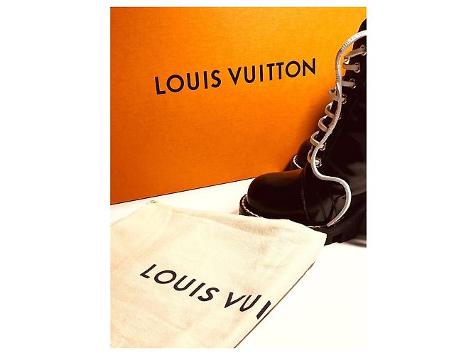 Sofia Coppola Louis Vuitton Botas de moto Star Trail Negro Blanco - vista 17