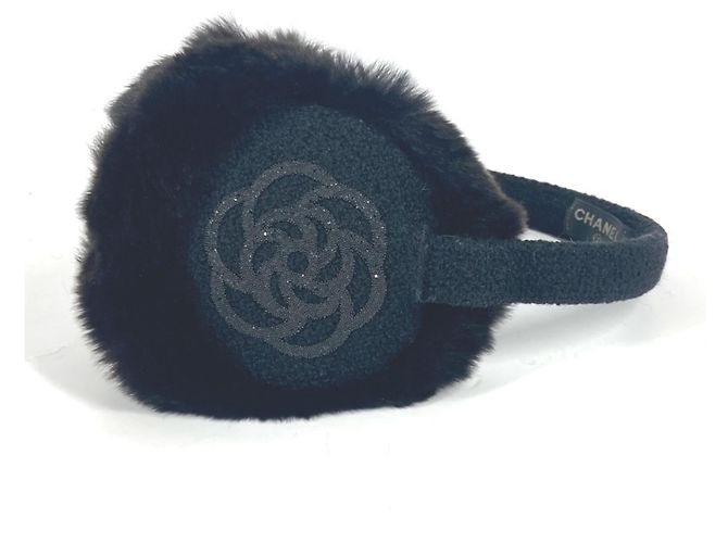 Scaldacollo in pelliccia nera Chanel Nero - vista 6