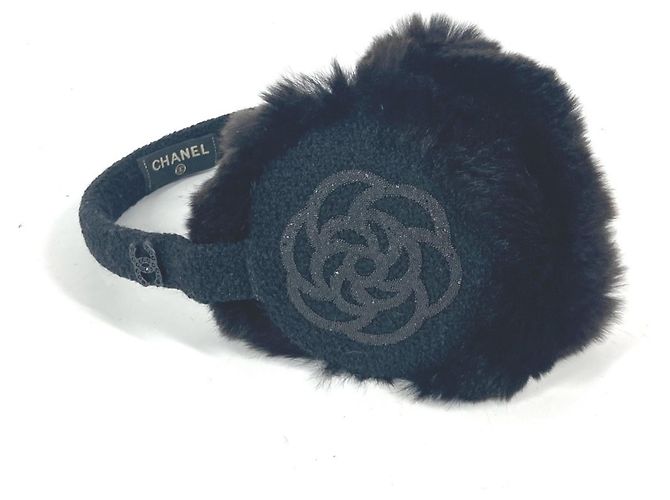 Scaldacollo in pelliccia nera Chanel Nero - vista 7