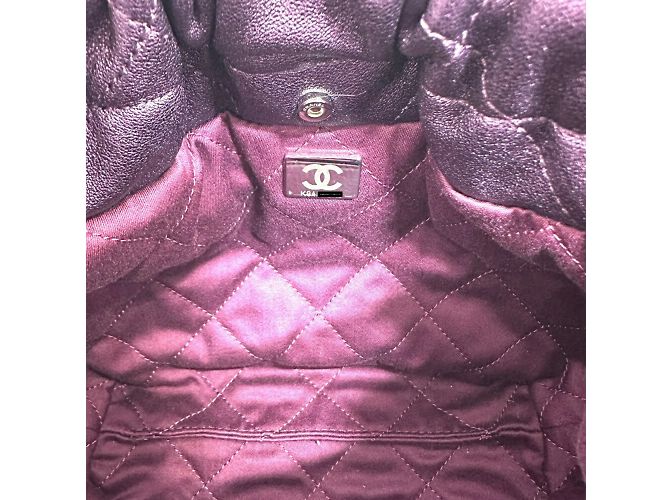 Borsa a spalla viola glitter Chanel AS3980 Porpora - vista 11