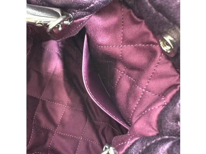 Borsa a spalla viola glitter Chanel AS3980 Porpora - vista 12