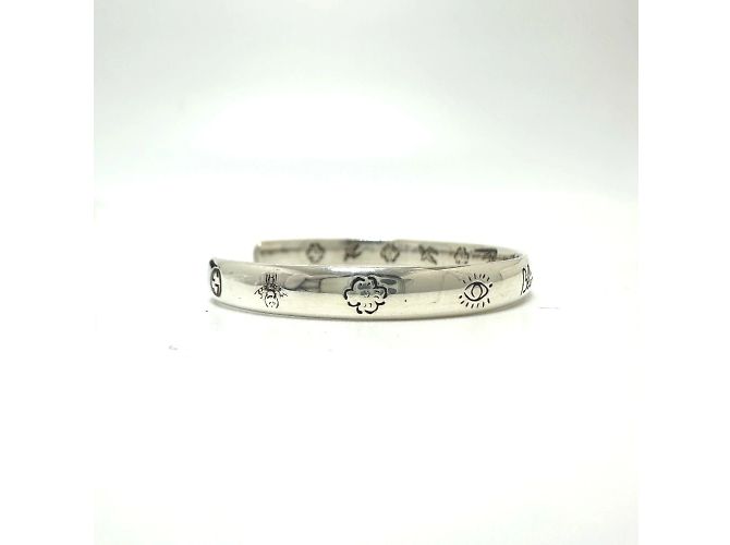Bracciale Gucci 454287 Blind for Love Argento - vista 5
