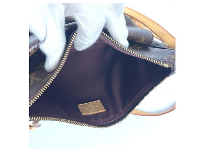 Borsa a spalla Mabillon Pochette Monogram Louis Vuitton Marrone - vista 14