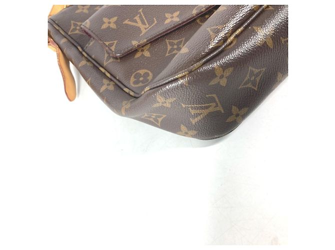 Borsa a spalla Mabillon Pochette Monogram Louis Vuitton Marrone - vista 6