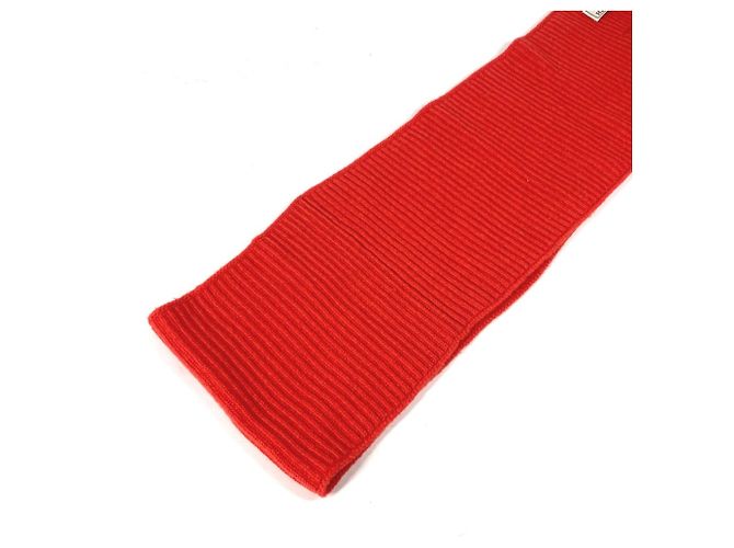 Hermès Sciarpa Snood Hermes H in lana arancione - vista 6