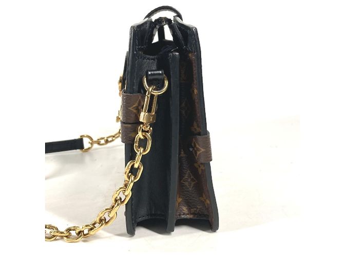 Louis Vuitton Monogram Reverse Trunk Clutch Bag Brown Beige - view 2