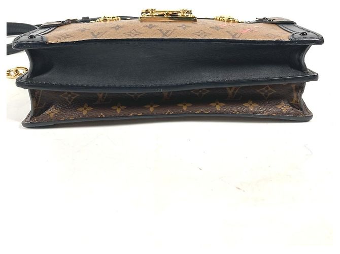 Louis Vuitton Monogram Reverse Trunk Clutch Bag Brown Beige - view 4