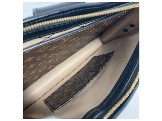 Louis Vuitton Monogram Reverse Trunk Clutch Bag Brown Beige - view 8