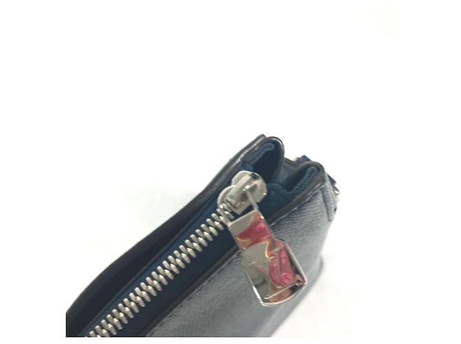 Borsa a Spalla Anton Taiga di Louis Vuitton Blu navy - vista 12