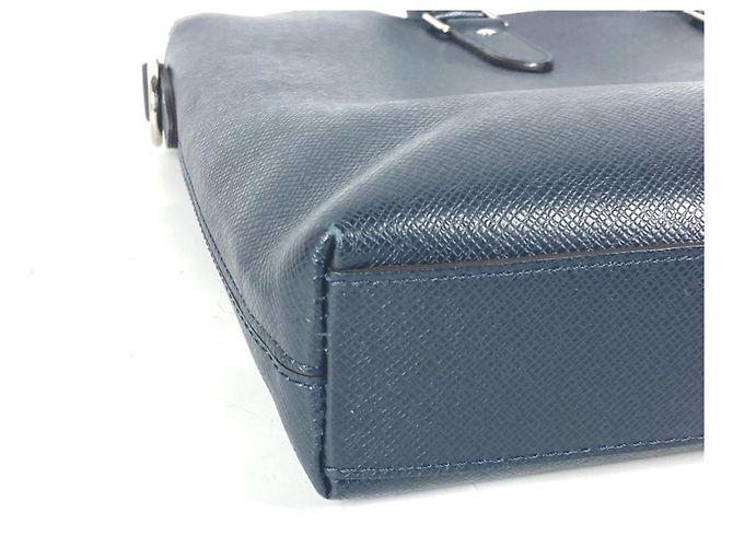 Borsa a Spalla Anton Taiga di Louis Vuitton Blu navy - vista 7