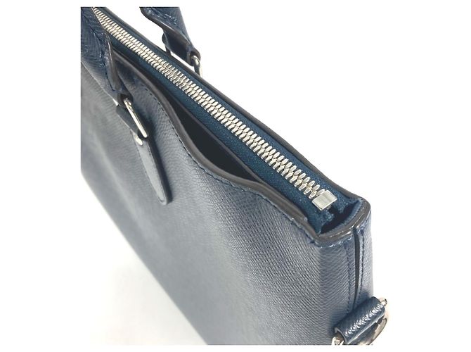 Borsa a Spalla Anton Taiga di Louis Vuitton Blu navy - vista 9