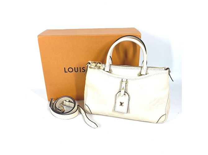 Borsa Trianon PM Monogram Empreinte Louis Vuitton Bianco - vista 12