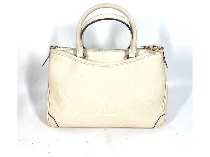 Borsa Trianon PM Monogram Empreinte Louis Vuitton Bianco - vista 2