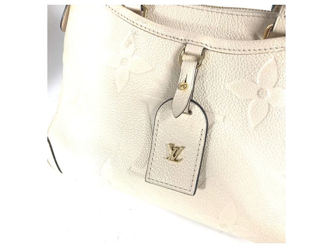 Borsa Trianon PM Monogram Empreinte Louis Vuitton Bianco - vista 6