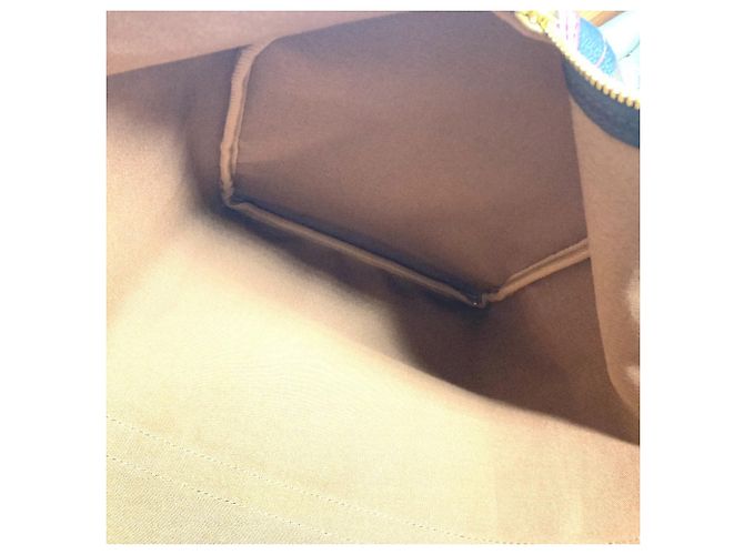 Borsa Keepall 50 Monogram Rose Louis Vuitton Marrone Rosa - vista 5