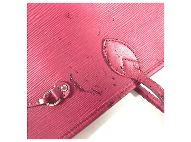 Borsa a Spalla Epi Neverfull MM di Louis Vuitton Rosa - vista 11