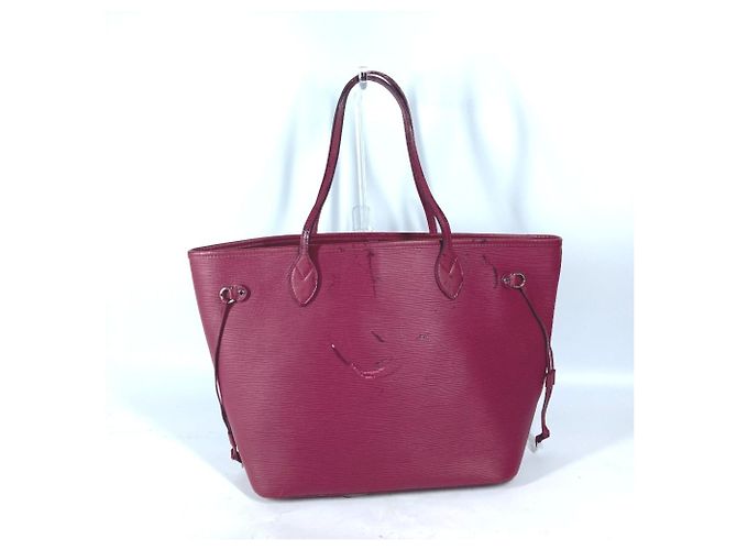 Borsa a Spalla Epi Neverfull MM di Louis Vuitton Rosa - vista 2