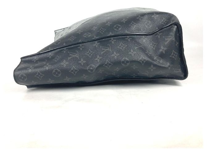 Bolsa de mão Louis Vuitton Monogram Eclipse Split Tote Preto Prata - vista 3