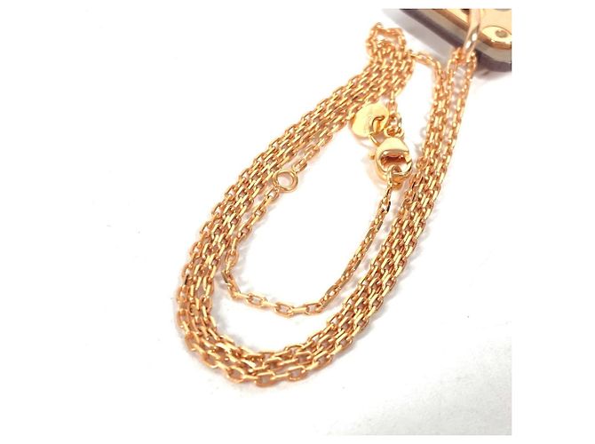Hermès Collana pendente Asdukur PM in catena a cuore Hermes Marrone D'oro - vista 5