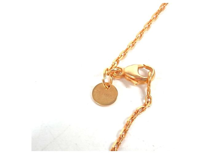 Hermès Collana pendente Asdukur PM in catena a cuore Hermes Marrone D'oro - vista 7
